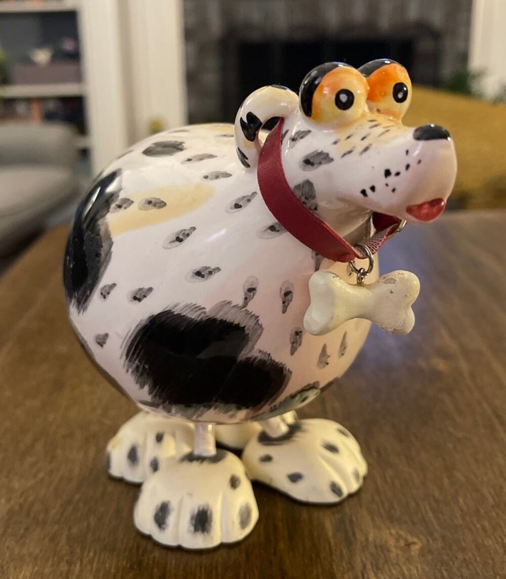 Bamboleo Wobbly Dalmation Dog Figurine "Animal Antics" Figurine Sculpture Spots